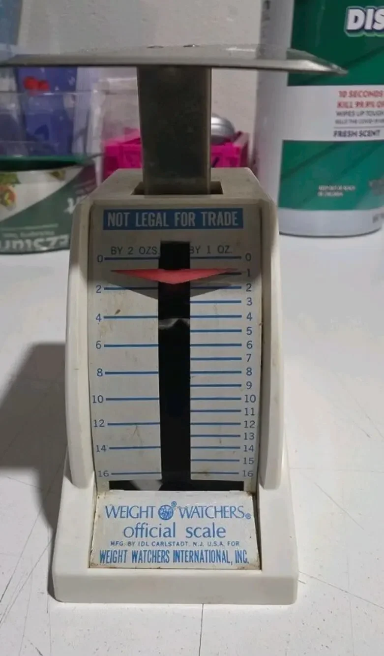 Vintage Official Weight Watchers Mechanical Scale 16 oz Max Weight